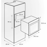 Встраиваемый электрический духовой шкаф Simfer B6EM56024