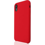 Чехол Brosco Apple iPhone Xr (IPXR-SOFTRUBBER-RED)