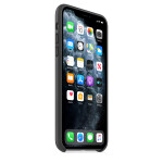 Чехол для Apple iPhone 11 Pro Max Leather Case Black MX0E2ZM/A