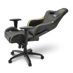 Кресло игровое Sharkoon Shark Zone GS10 черный/желтый