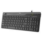 Клавиатура A4Tech Fstyler FK25 черный/серый