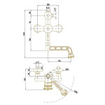 Душевая система Bronze de Luxe Windsor 10120PF/1