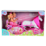 Набор Evi Куклы-принцессы с каретой и лошадью (5736646)