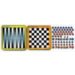 Настольная игра Mack Zack 3 в 1 Шахматы Шашки Нарды (GS-CLASSIC)