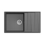 Кухонная мойка GranFest GF-LV-860L графит