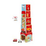 Кубики Scratch Stacking Tower Cars and helicopter (6181088)