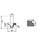Фреза профильная RedVerg HM 840761