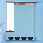 Зеркало-шкаф Бриклаер Токио 80 L венге