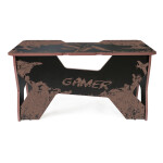 Компьютерный стол Generic Comfort Gamer2/VS/NC черный/коричневый
