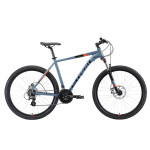 Велосипед Stark 2019 Router 27.3 D серый/черный/оранжевы
