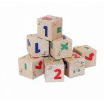 Кубики Краснокамская Игрушка Цифры со шрифтом Брайля (КУБ-17)