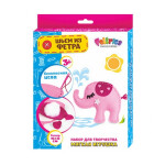 Набор для творчества Feltrica Мягкая игрушка Слон розовый (57964)