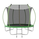 Батут Evo Jump Internal 8ft зеленый с внутренней сеткой и лестницей