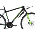 Велосипед Challenger Agent 26 D (2018) 20" черный/зеленый/гол