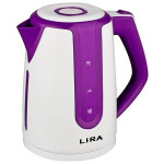 Чайник электрический Lira LR 0103 белый/фиолетовый
