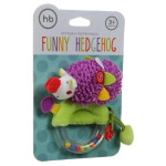 Погремушка-пищалка Happy Baby Funny Hedgehog 330356