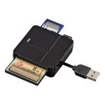 Устройство чтения карт памяти USB2.0 Hama H-94124 черный (00094124)