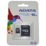 Карта памяти A-Data microSD 16GB microSDHC Class 10+SD adapter