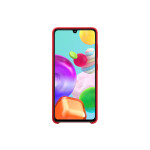 Чехол Samsung Galaxy A41 Silicone Cover красный (EF-PA415TREGRU)
