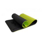 Коврик для йоги Original FitTools FT-YGM10-TPE-BG черный/зеленый
