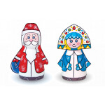 Набор для творчества Шар-Папье Дед Мороз и Снегурочка В0160611