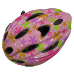 Шлем защитный Stels MV-11 зеленый/фиолетовый/розовый (600041)