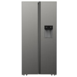 Холодильник Ginzzu NFK-467SBS сталь