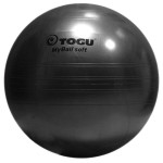 Гимнастический мяч TOGU My Ball Soft 65 см черный перламутровый