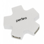 Разветвитель Perfeo USB-HUB 4 Port PF-HYD-6098H белый