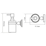Дозатор для жидкого мыла WasserKraft Diemel K-2299