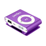 MP3 плеер Perfeo VI-M001 Music Clip Titanium фиолетовый