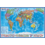Карта Globen Мир Политический 1:28 (КН046)