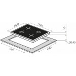 Встраиваемая индукционная варочная панель Maunfeld EVSI.594.FL2S-BK