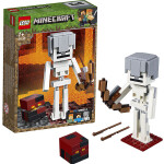 Конструктор Lego Minecraft Скелет с кубом магмы (21150)