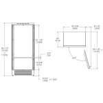 Встраиваемый холодильник Bertazzoni REF905BBRPTT