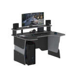 Компьютерный стол Skyland SKILL STG 1390 (00-07055553) антрацит/металлик
