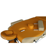 Массажный стол DFC Nirvana Elegant Premium TS2010 оранжевый/бежевый