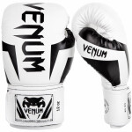 Перчатки боксерские Venum Elite Boxing Gloves 14 oz черный/белый