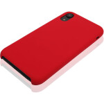 Чехол Brosco Apple iPhone Xr (IPXR-SOFTRUBBER-RED)