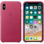 Чехол для телефона Apple iPhone X Leather Case Fuchsia MQTJ2ZM/A Pink