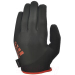 Перчатки для фитнеса с пальцами Adidas Essential ADGB-12423RD (черно-красные, размер L)