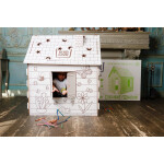 Картонный домик Bibalina Colouring play-house (BBL003-001)