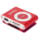 MP3 плеер Perfeo VI-M001 Music Clip Titanium бордовый
