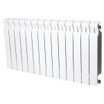 Радиатор отопления Rifar Monolit 500 х 14 секций белый