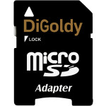 Карта памяти Digoldy 16GB microSDHC Class10 + адаптер SD