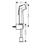 Гигиенический душ Hansgrohe 29234000