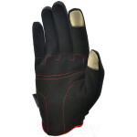 Перчатки для фитнеса с пальцами Adidas Essential ADGB-12424RD (черно-красные, размер XL)