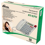 Проводной телефон Ritmix RT-570 ivory