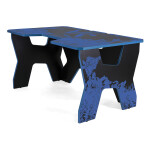 Компьютерный стол Generic Comfort Gamer2/VS/NB черный/синий