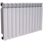 Радиатор отопления Almente AL 500/100 A11 серый квадрат 12 секций